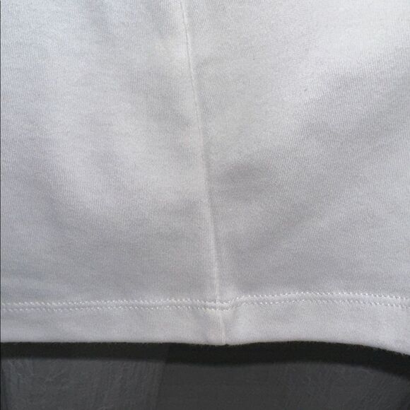 Kim Rogers XXL White Crew Neck Quarter Sleeve Cotton Casual Tee - Picture 13 of 16